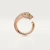 Anillo Panthere de Cartier – Oro rosa, diamantes, esmeraldas, ónix – Cartier