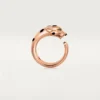 Anillo Panthere de Cartier – Oro rosa, granates tsavorita, ónix – Cartier