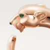 Anillo Panthere de Cartier – Oro rosa, granates tsavorita, ónix – Cartier