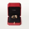 Anillo Panthere de Cartier – Oro rosa, granates tsavorita, ónix – Cartier