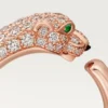 Anillo Panthere de Cartier – Oro rosa, ónix, esmeraldas, diamantes – Cartier