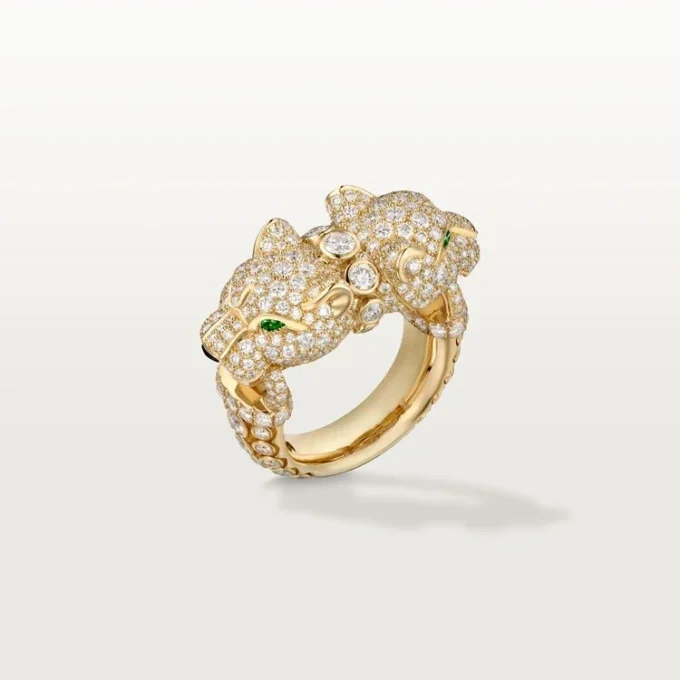 Anillo Panthere De Cartier, pavé