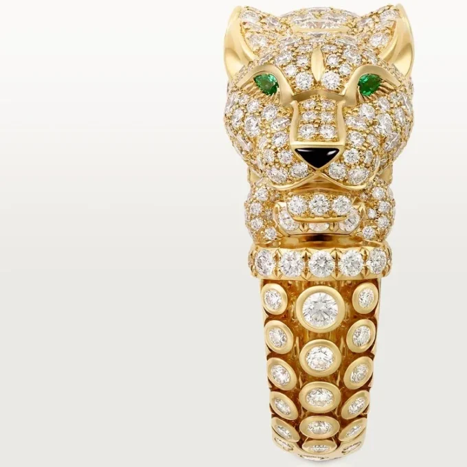 Anillo Panthere De Cartier, pavé