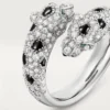 Anillo Panthere de Cartier, semipavé