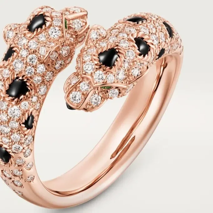 Anillo Panthere de Cartier, semipavé