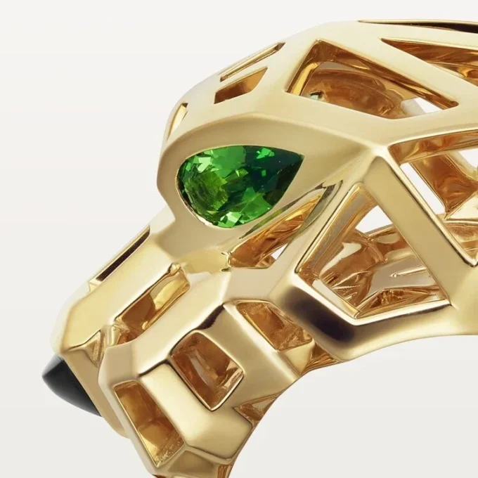 Anillo Panthere de Cartier – Tsavorita y oro amarillo | Cartier EE. UU.