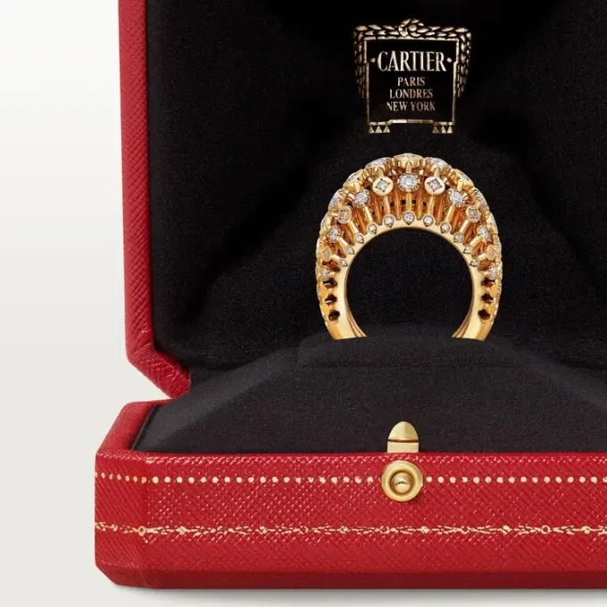 Anillo Polymorph Cartier Libre, transformable, diamantes