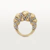 Anillo Tressage de Cartier Libre, diamantes
