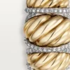 Anillo Tressage de Cartier Libre, diamantes