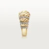 Anillo Tressage de Cartier Libre, diamantes