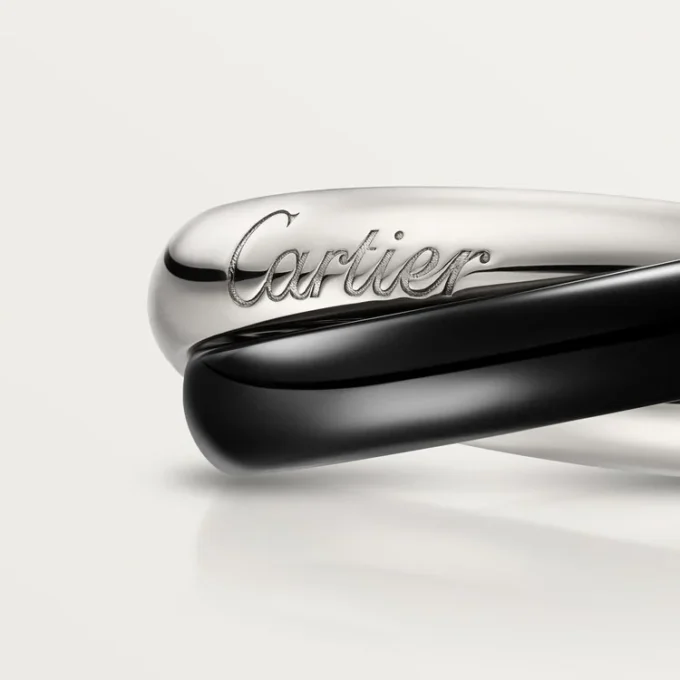 Anillo Trinity, cerámica, modelo clásico