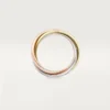 Anillo Trinity, modelo clásico, 5 diamantes