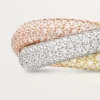 Anillo Trinity, modelo grande, pavé