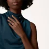Anillo Trinity, modelo pequeño, pavé