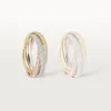 Anillo Trinity, modelo pequeño, pavé