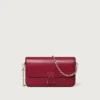 Bolso de cadena mini, Double C de Cartier – Piel de becerro rojo cereza, acabado en oro y esmalte rojo cereza – Cartier Bolso de cadena mini, Double C de Cartier – Piel de becerro rojo cereza, acabado en oro y esmalte rojo cereza – Cartier