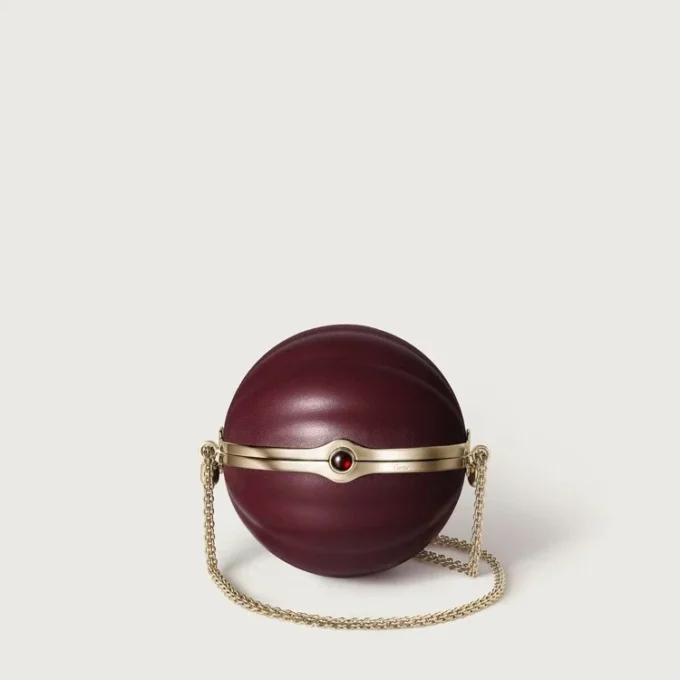 Bolso redondo con motivo gadroon, Cartier Soir