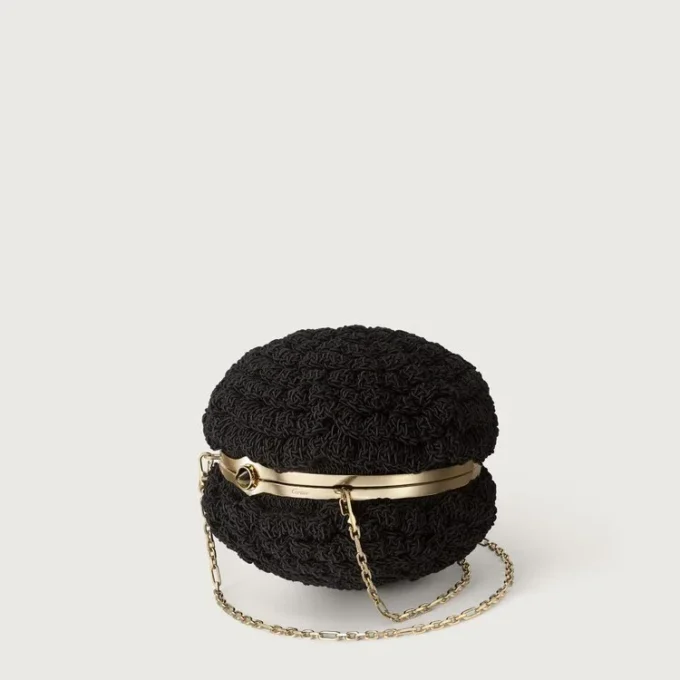 Bolso redondo de ganchillo, Cartier Soir