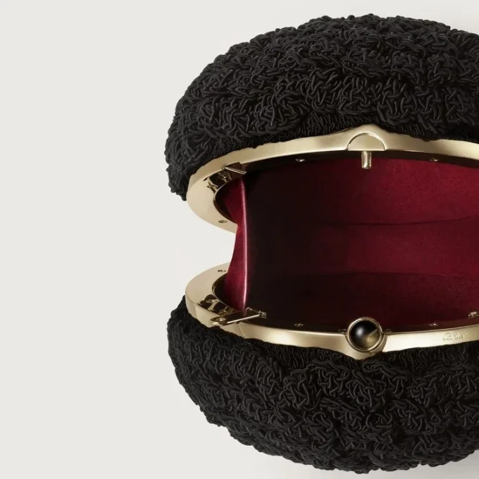 Bolso redondo de ganchillo, Cartier Soir