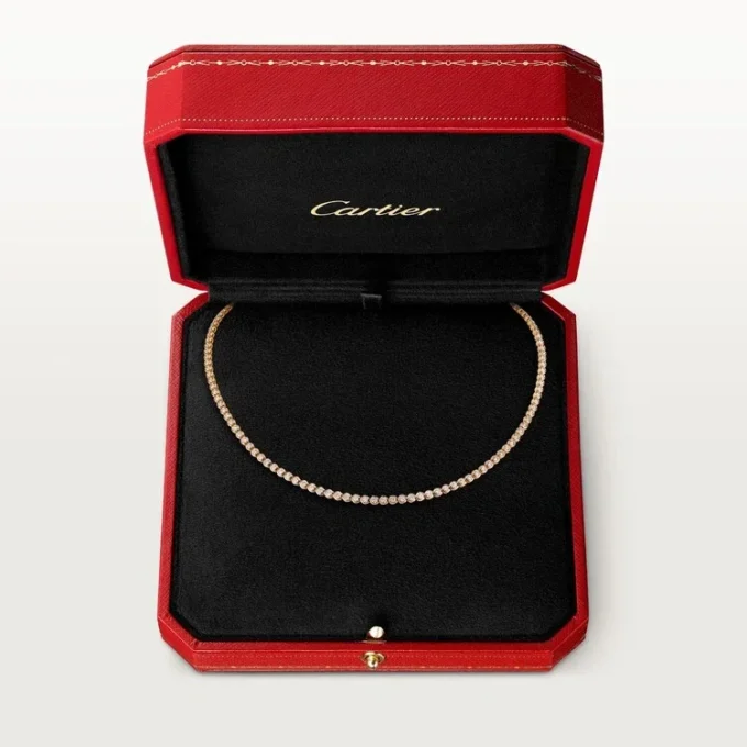 C De Cartier Collar Essential Lines, diamantes de talla brillante C De Cartier Collar Essential Lines, diamantes de talla brillante