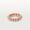 Clash De Cartier – Anillo con pavé de diamantes en oro rosa | Cartier Us