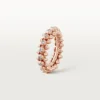 Clash De Cartier – Anillo con pavé de diamantes en oro rosa | Cartier Us