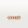 Clash De Cartier – Anillo con pavé de diamantes en oro rosa | Cartier Us