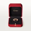 Clash De Cartier – Anillo con pavé de diamantes en oro rosa | Cartier Us