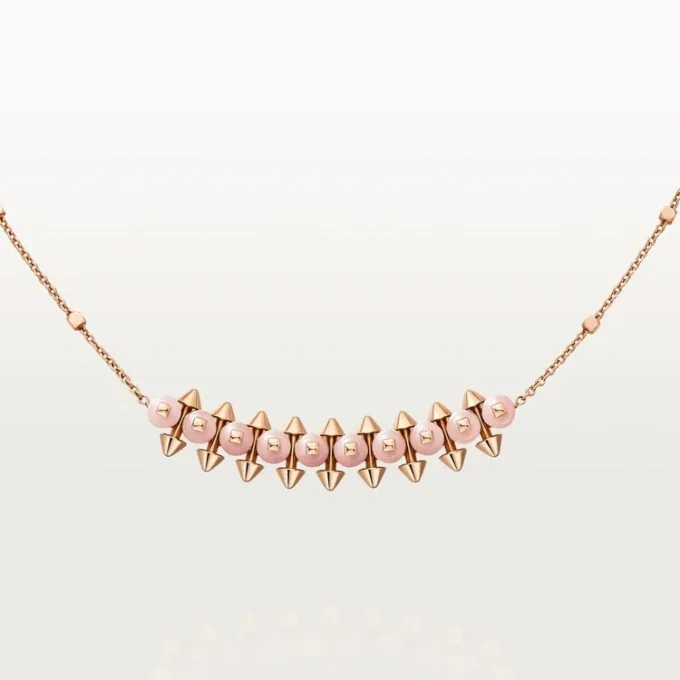 Colgante Clash De Cartier, calcedonia rosa Colgante Clash De Cartier, calcedonia rosa