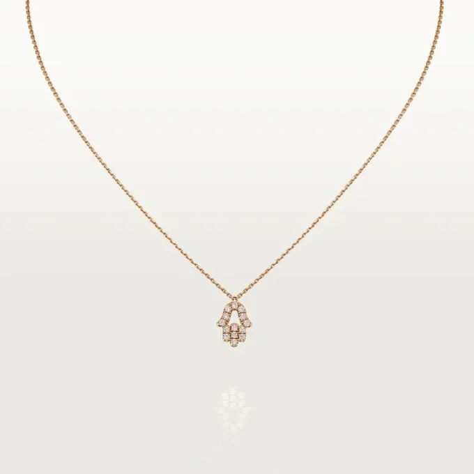 Colgante Corazones y Símbolos – Oro rosa, diamantes – Cartier Colgante Corazones y Símbolos – Oro rosa, diamantes – Cartier