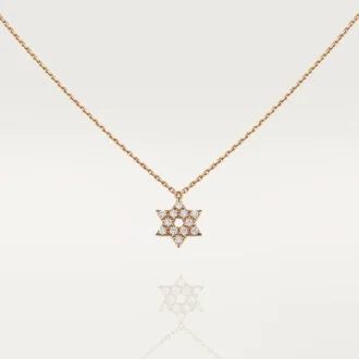 Colgante Corazones y Símbolos – Oro rosa, diamantes – Cartier