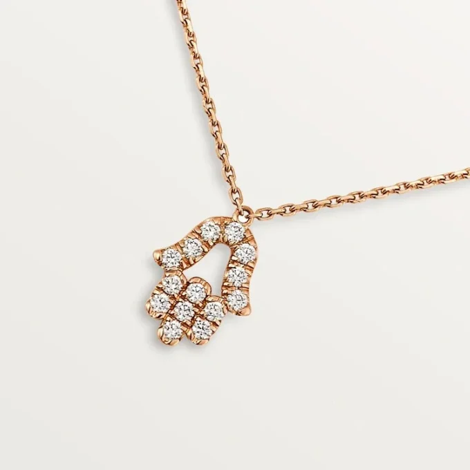 Colgante Corazones y Símbolos – Oro rosa, diamantes – Cartier Colgante Corazones y Símbolos – Oro rosa, diamantes – Cartier