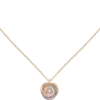 Colgante Trinity, 1 diamante, pavé