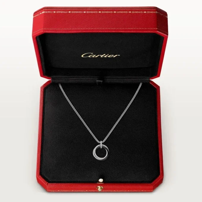 Colgante Trinity, cerámica, diamantes