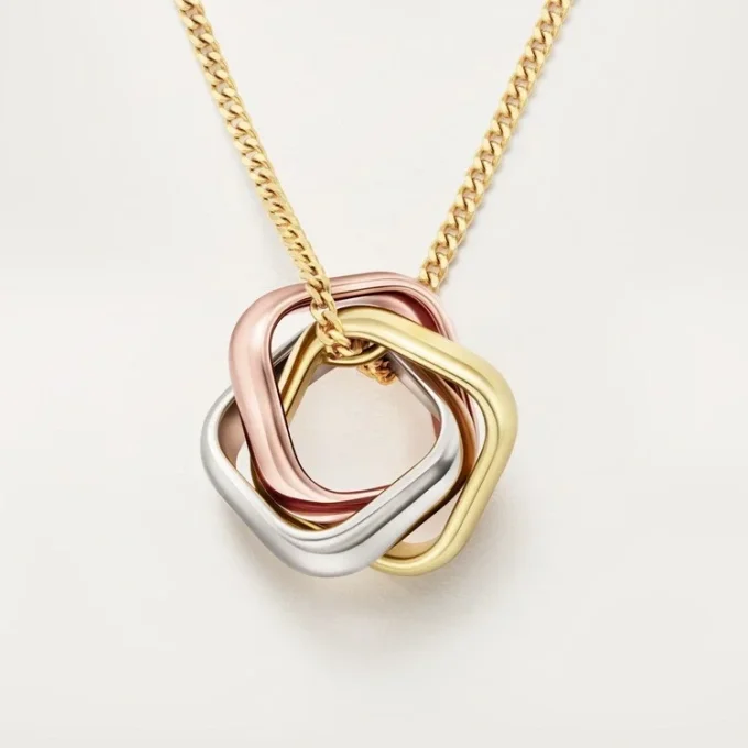 Colgante Trinity, forma de cojín