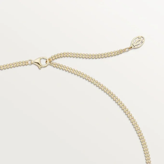 Collar Trinity con cadena de diamantes en oro tricolor | Cartier Us
