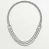 Collar Agrafe, diamantes de talla brillante, pavé