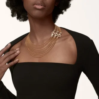 Collar Agrafe, modelo mediano, semipavé