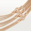 Collar Agrafe, modelo mediano, semipavé