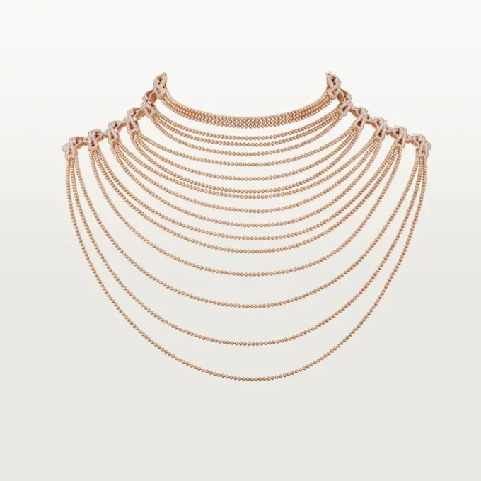 Collar Agrafe, semi-pavé
