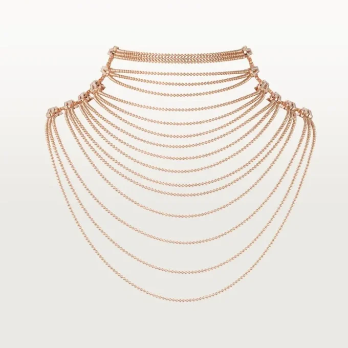 Collar Agrafe, semi-pavé
