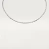 Collar C de Cartier – Oro blanco, diamantes – Cartier