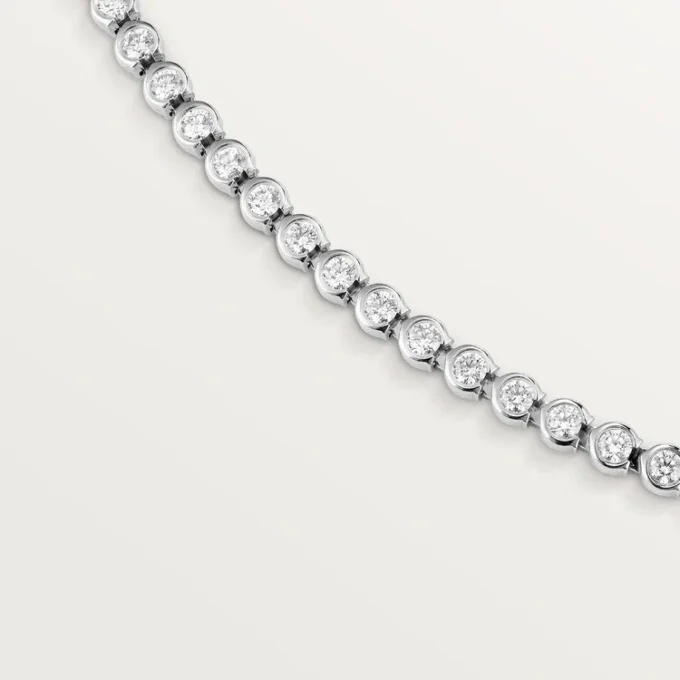Collar C de Cartier – Oro blanco, diamantes – Cartier
