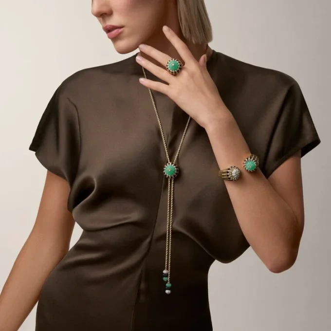 Collar Cartier Libre Tuttitutti, crisoprasa