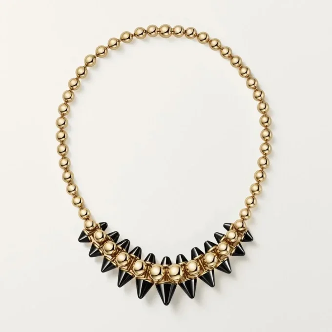 Collar Clash De Cartier, flexible, modelo extragrande, ónix