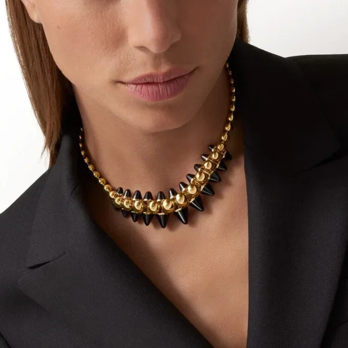 Collar Clash De Cartier, flexible, modelo extragrande, ónix