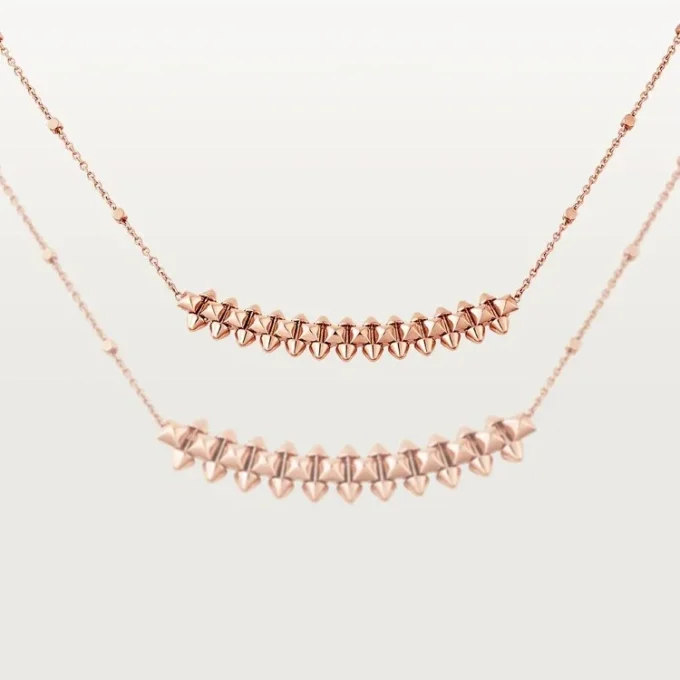 Collar con colgante Clash de Cartier – Oro rosa, pequeño | Cartier Us