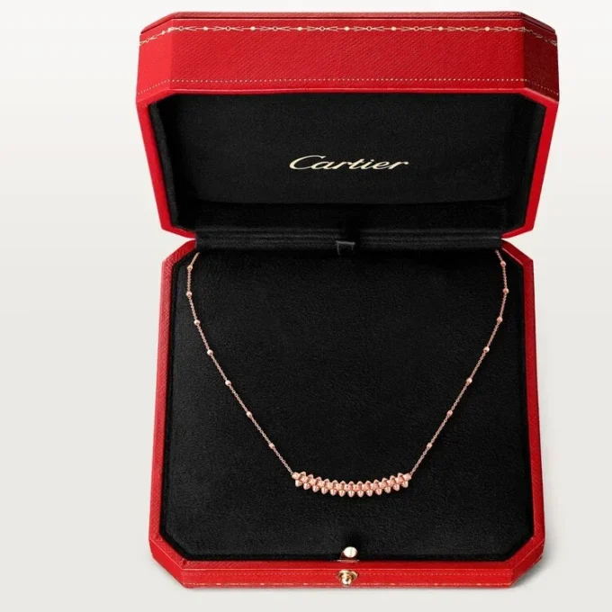 Collar con colgante Clash de Cartier – Oro rosa, pequeño | Cartier Us