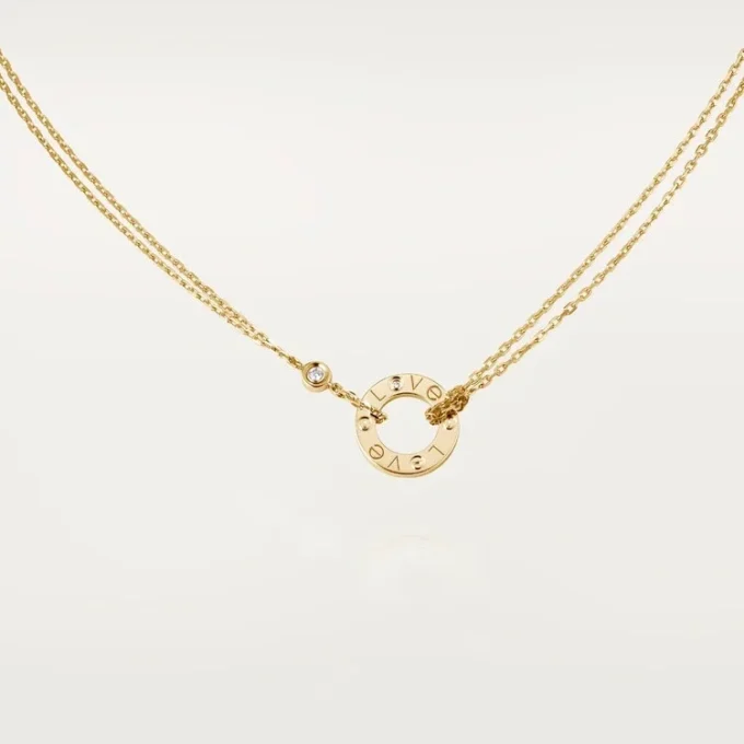 Collar con colgante Love Diamond, oro amarillo | Cartier Us