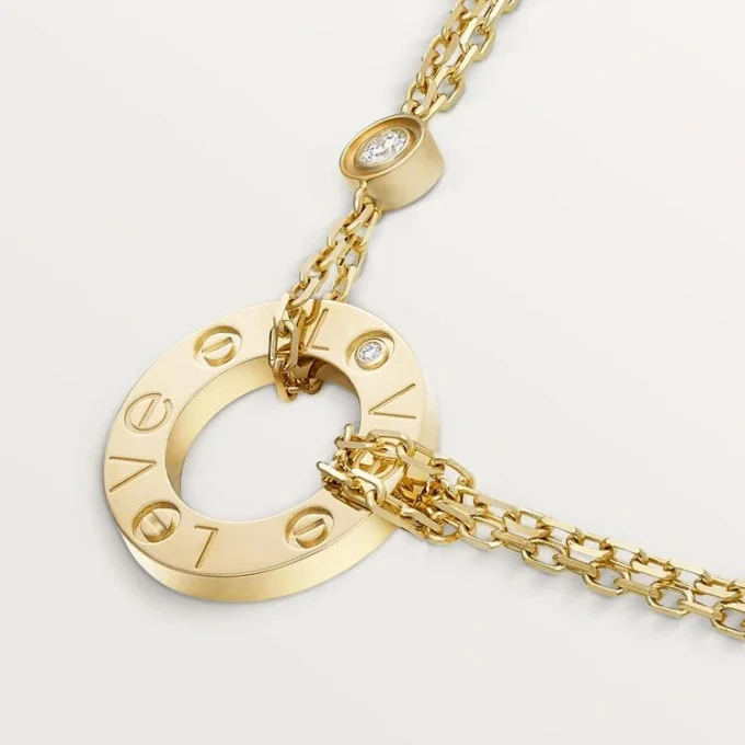 Collar con colgante Love Diamond, oro amarillo | Cartier Us